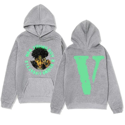 Vince - Sweat hip-hop en velours pour hommes et femmes