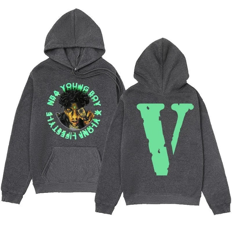 Vince - Sweat hip-hop en velours pour hommes et femmes