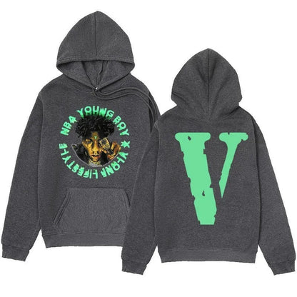 Vince - Sweat hip-hop en velours pour hommes et femmes