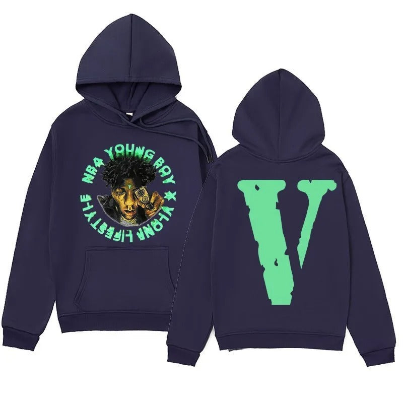 Vince - Sweat hip-hop en velours pour hommes et femmes