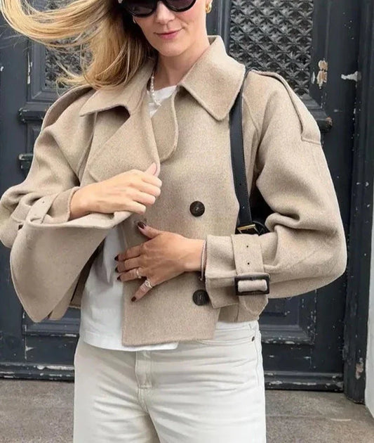 Veste grise pour femme