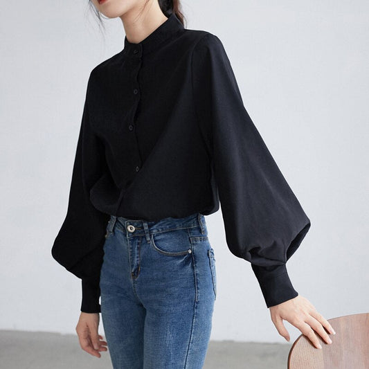 AYELET | Blouse à manches bouffantes