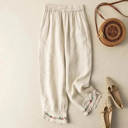 Pantalon rétro de style ethnique