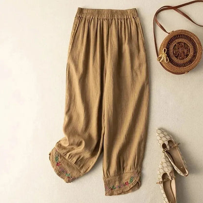 Pantalon rétro de style ethnique
