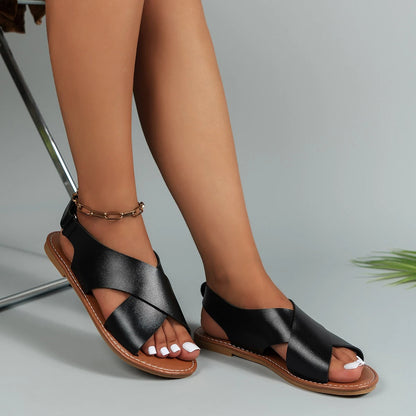 Savannah - Sandales pour femmes en cuir avec boucle