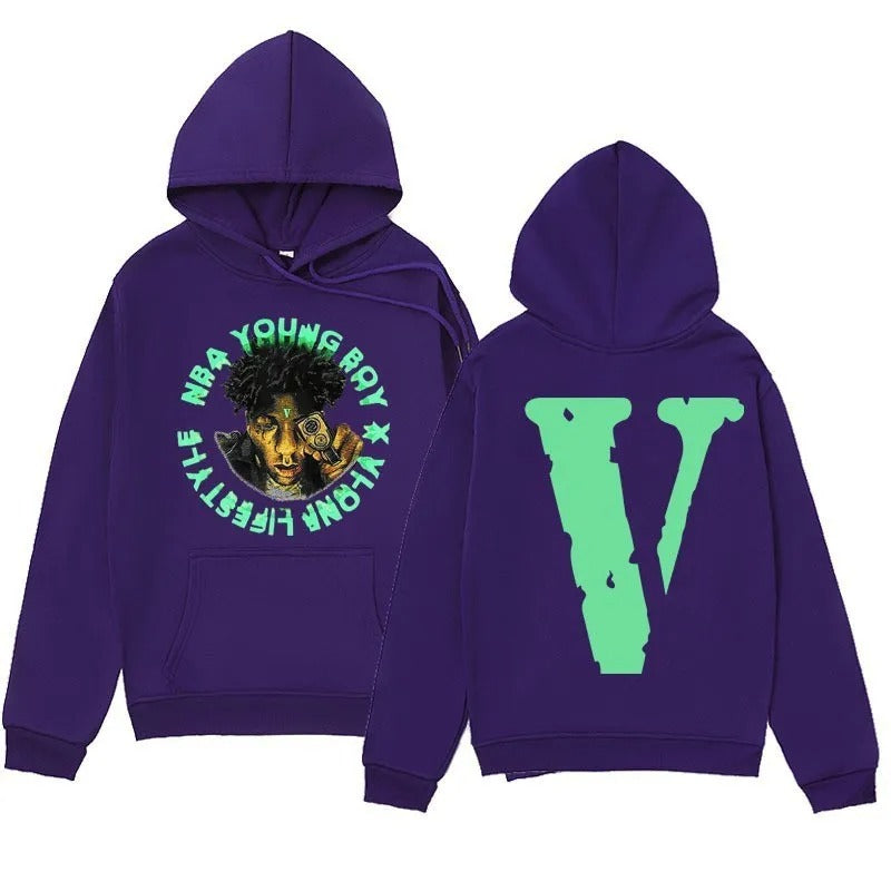 Vince - Sweat hip-hop en velours pour hommes et femmes