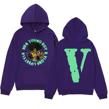 Vince - Sweat hip-hop en velours pour hommes et femmes