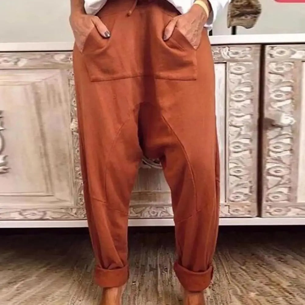 Cleo - Pantalon de Détente avec Cordon de Serrage pour Femmes