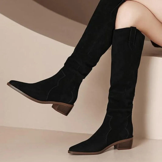 Bottes à hauteur de genou | Noir - Classique et chic - Parfaites pour les jours froids