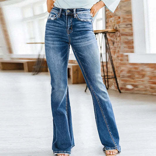 Welly - Pantalon femme à jambes larges