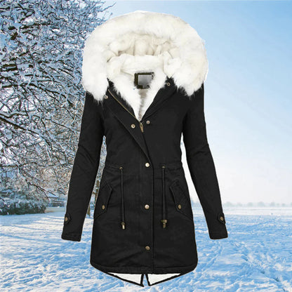 Lauren - La nouvelle veste parka avec capuche et bourrelet en hauteur