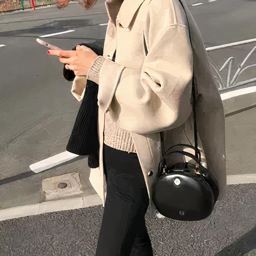 Veste Merleen | Trench-coat en cachemire pour le printemps