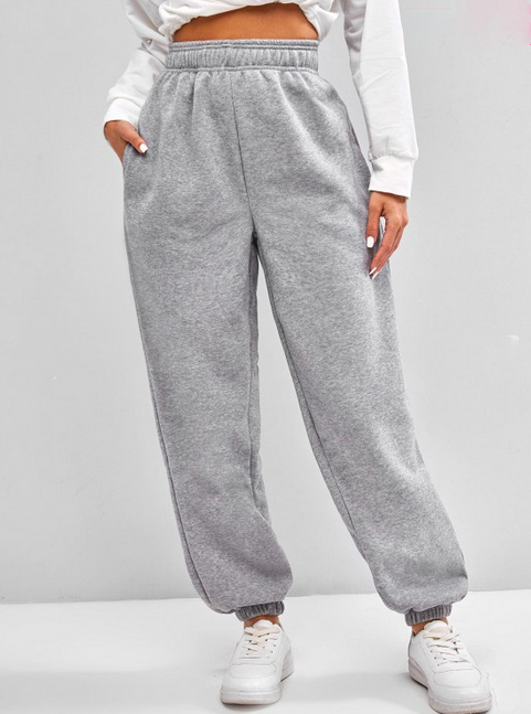 Pantalon de jogging confortable avec ceinture haute pour femmes