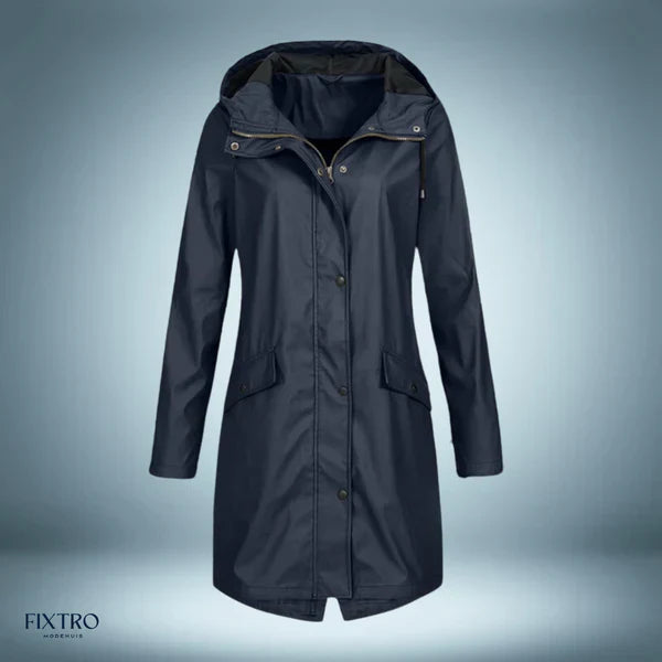 Aquaseh - parka de pluie en bleu