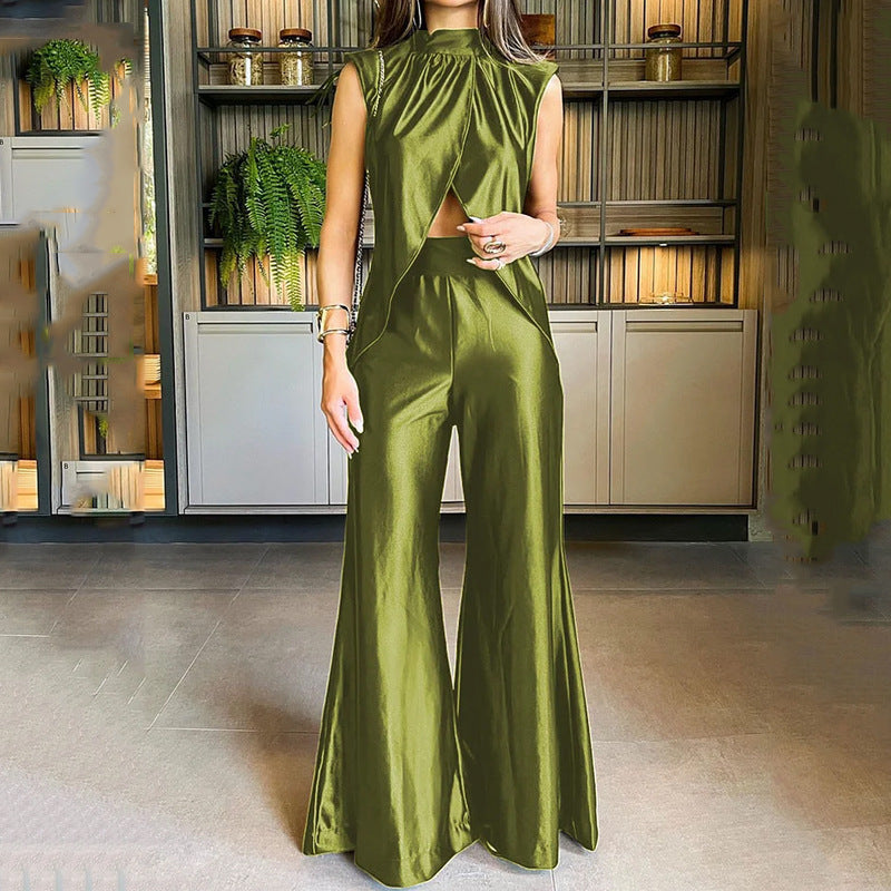 Nola - Elegant Women's Set Flair Pantalon et Top