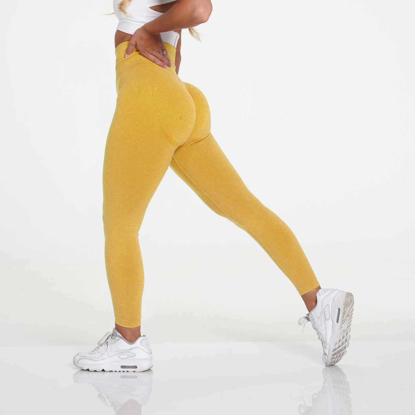 Joy - Leggings de Sport Scrunch d'Été Stylés et Confortables pour Femmes