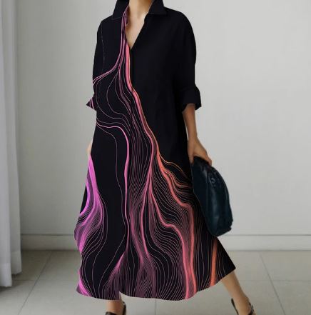 Marilyn - Robe chemise élégante pour femmes