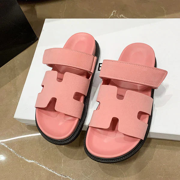 Pantoufles en cuir de luxe pour dames | Confort et style