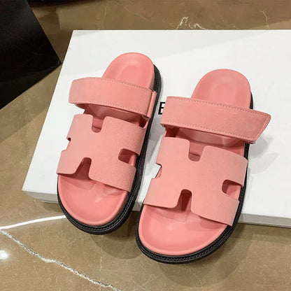 Pantoufles en cuir de luxe pour dames | Confort et style