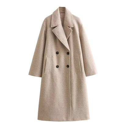 Veste longue chic pour femmes | Design élégant - Manteau d'hiver chaud