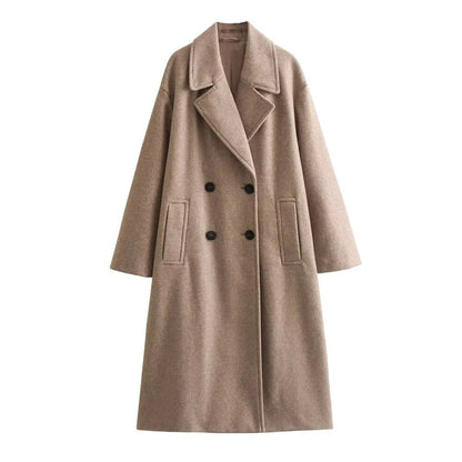 Veste longue chic pour femmes | Design élégant - Manteau d'hiver chaud