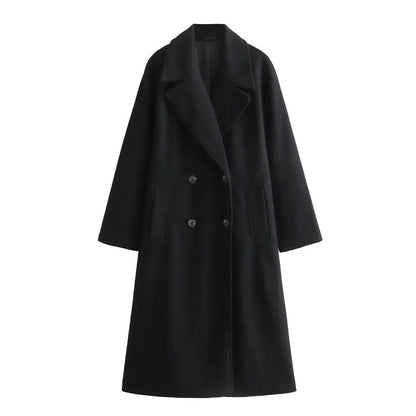 Veste longue chic pour femmes | Design élégant - Manteau d'hiver chaud