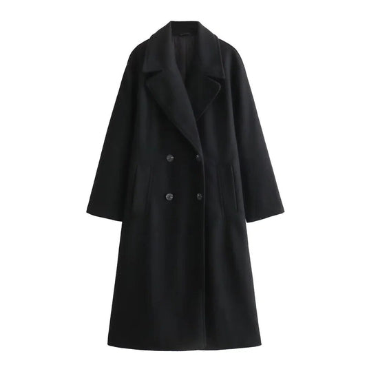 Veste longue chic pour femmes | Design élégant - Manteau d'hiver chaud