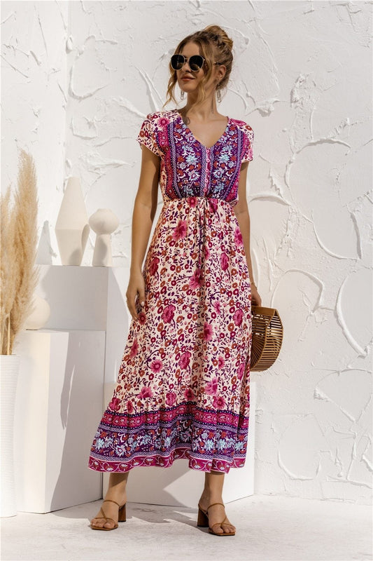 Robe boho "Florella" de créateur
