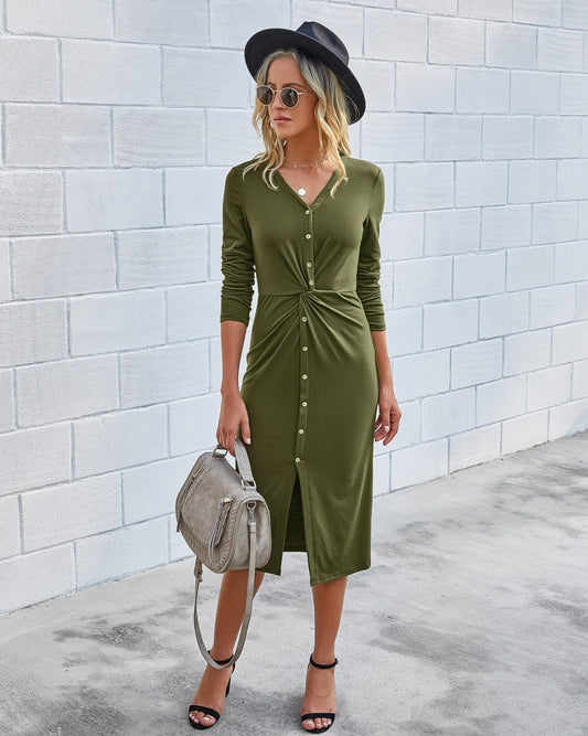 "Nita" Robe midi élégante