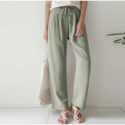 Taille élastique Poche plissée pour pantalon large