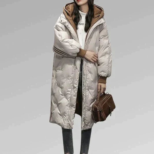 Longue veste matelassée élégante