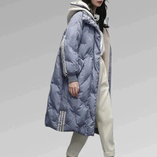 Longue veste matelassée élégante