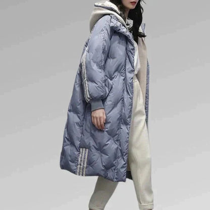 Longue veste matelassée élégante
