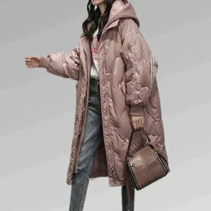 Longue veste matelassée élégante