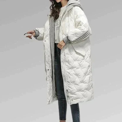 Longue veste matelassée élégante