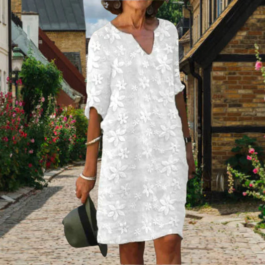 Robe d'été élégante longue pour femmes