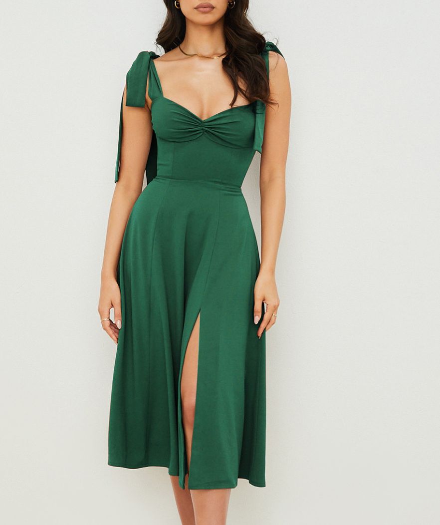 Robe élégante de style corset avec bretelles réglables