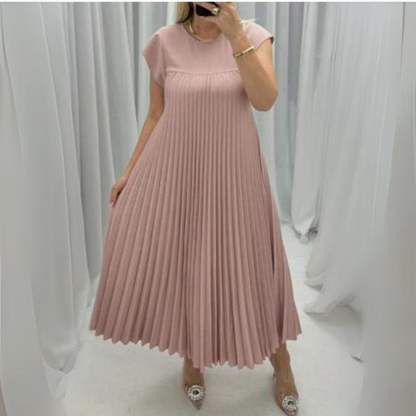 Robe à plis légère et élégante