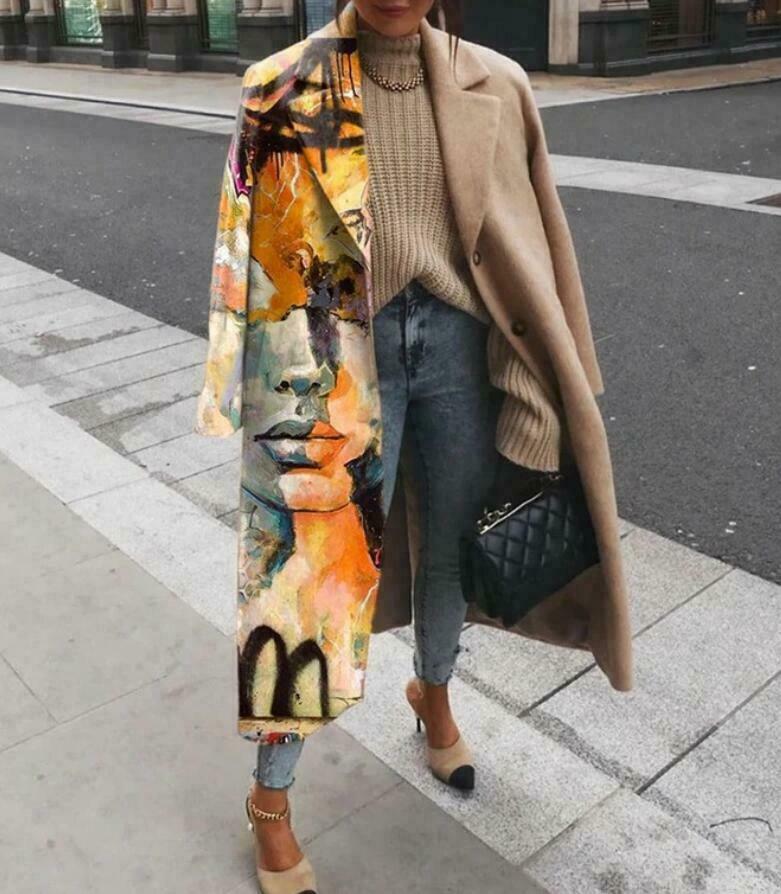 Manteau long Marlyn | Artistique et iconique