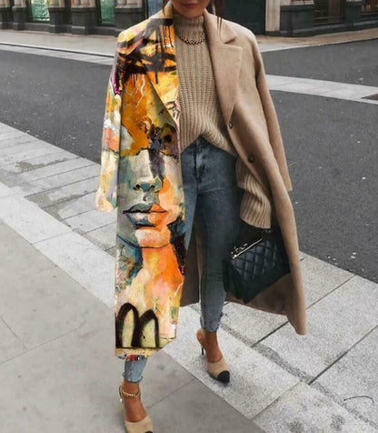 Manteau long Marlyn | Artistique et iconique