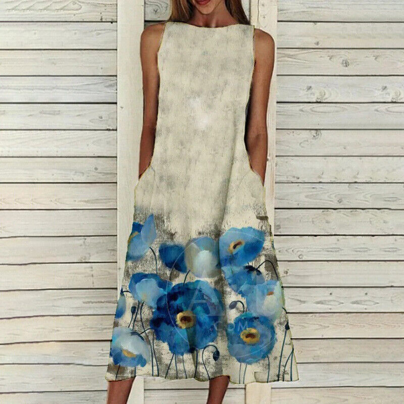 Olivia - Robe élégante avec motif floral