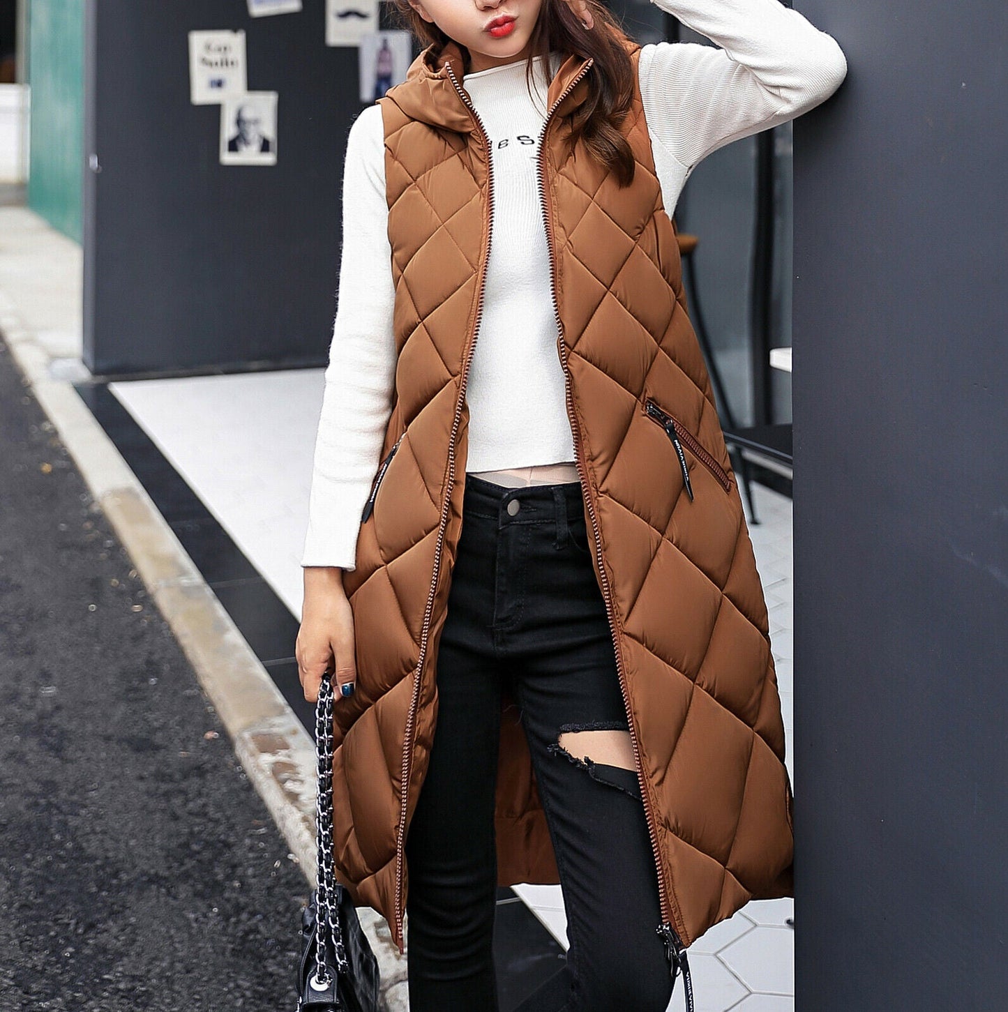 Kristen Bodywarmer | Long et élégant