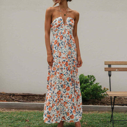 Avaline - Robe longue à fleurs pour femmes