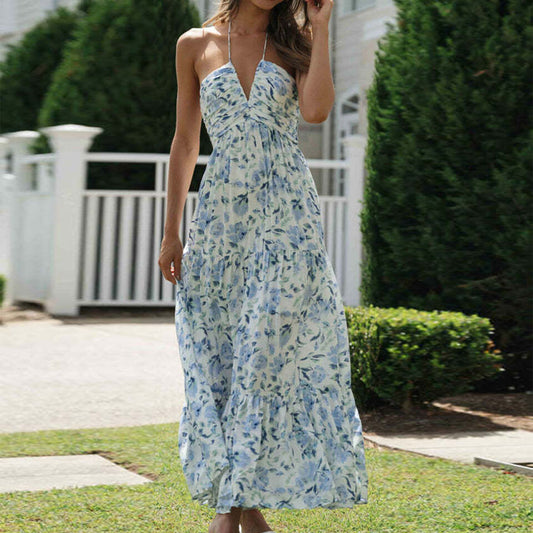 Avaline - Robe longue à fleurs pour femmes