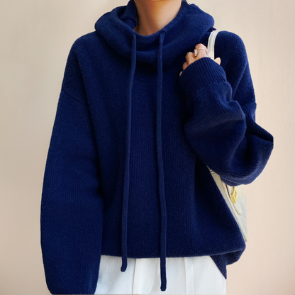 Meilleures ventes Pull-over à col roulé en laine mérinos pour femme - edeltraud