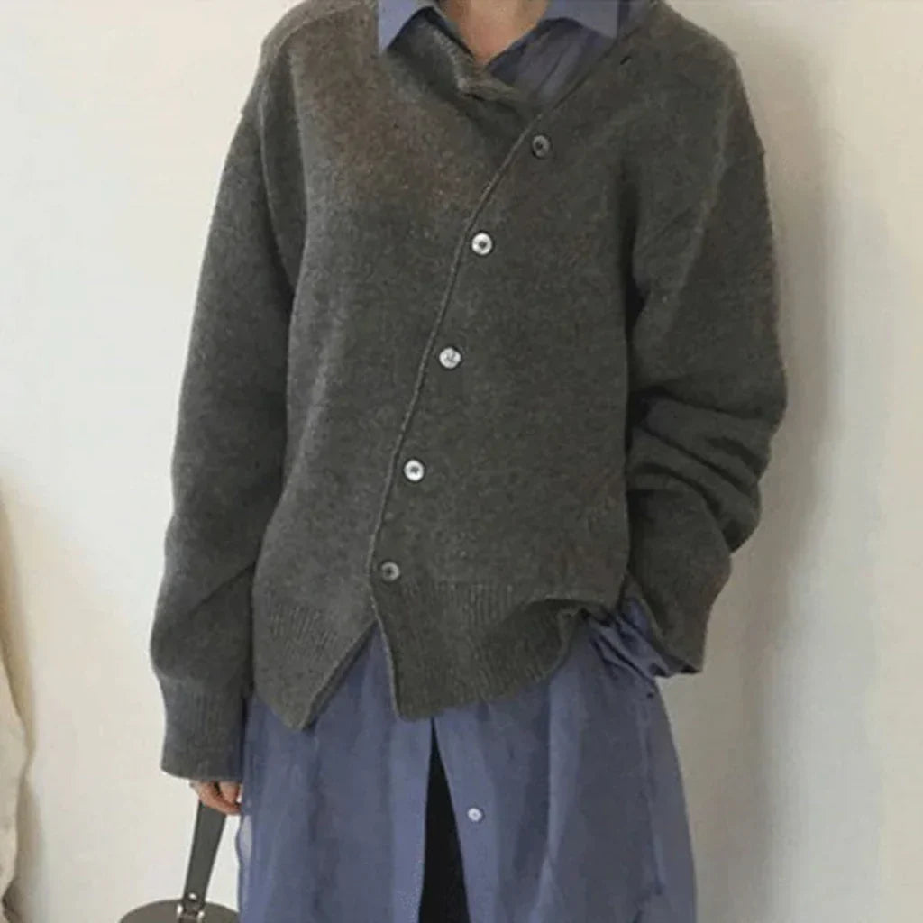 Pia - Veste confortable avec détails de boutons