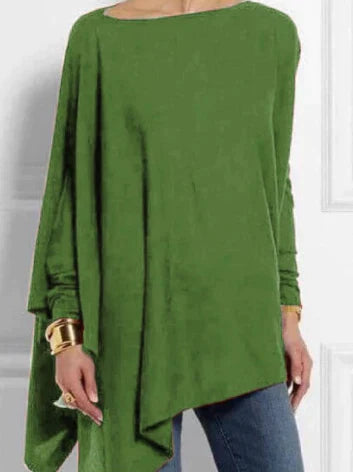 Iris | Poncho élégant en cachemire mélangé avec coupe asymétrique