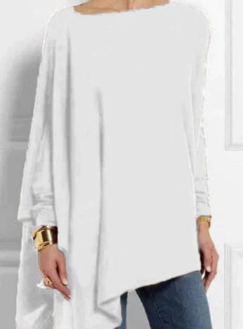 Iris | Poncho élégant en cachemire mélangé avec coupe asymétrique