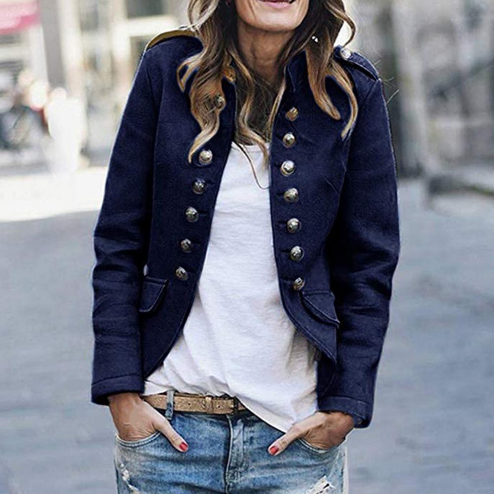 Blazer pour femme avec col droit