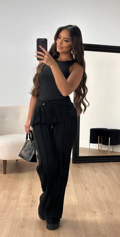 Athena - Pantalon de Jogging Rayé pour Femmes